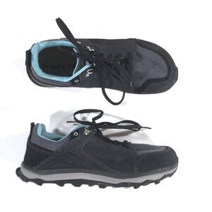 Altra Lone Peak 6 Trail Running Shoes Womens Size 9.5 Gray Suede Light Blue